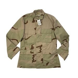 US Army Jacket Mens Small Desert Camouflage Combat Military BDU Utility Coat